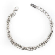 bracciale intreccio argento