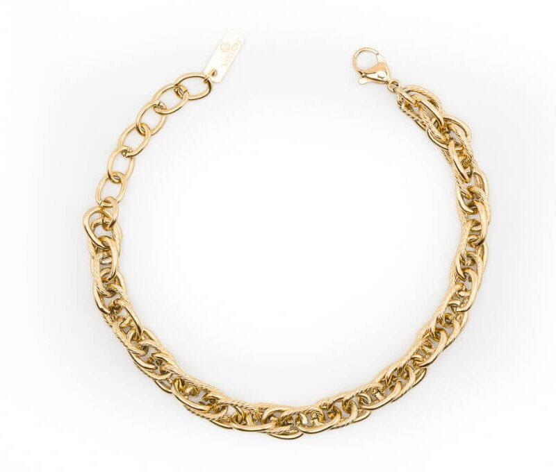 bracciale intreccio oro