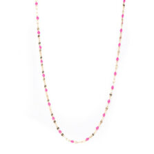 collana smaltini rosa