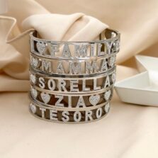 BRACCIALI MANETTA CON SCRITTA