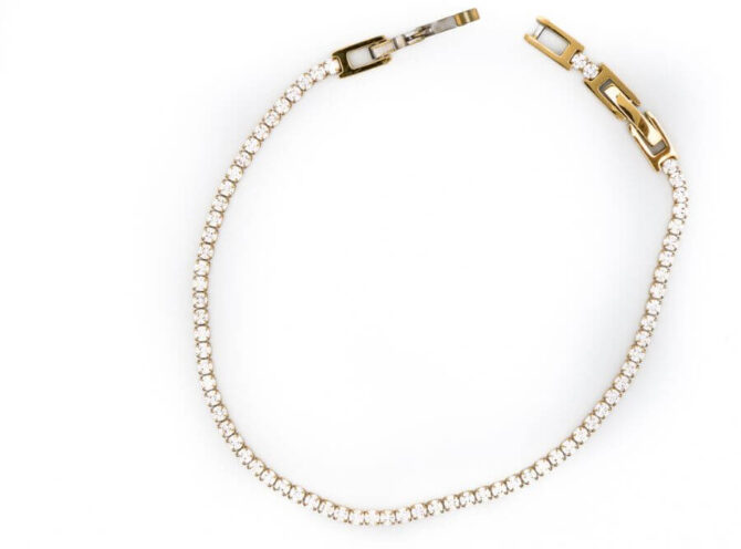 bracciale tennis sottile oro bracciale tennis sottile oro