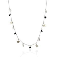 collana stelline pendenti argento