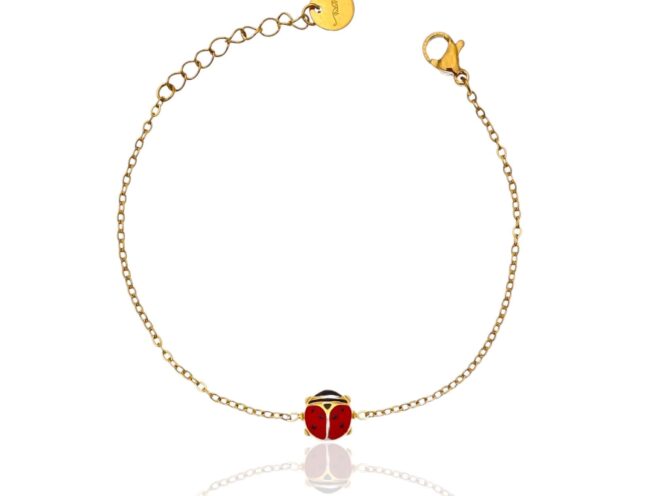 collana coccinella portafortuna oro collana coccinella portafortuna oro