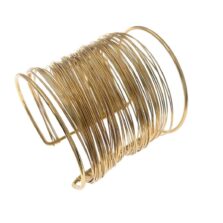 bracciale millefili oro acciaio