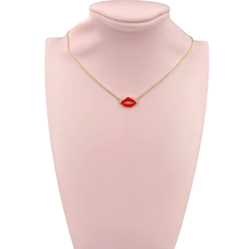 collana bocca rossa lolita