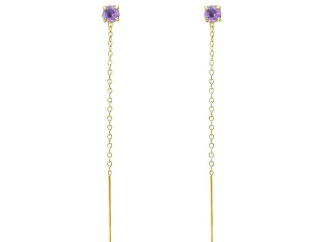 orecchini saliscendi in acciaio orecchini saliscendi in acciaio