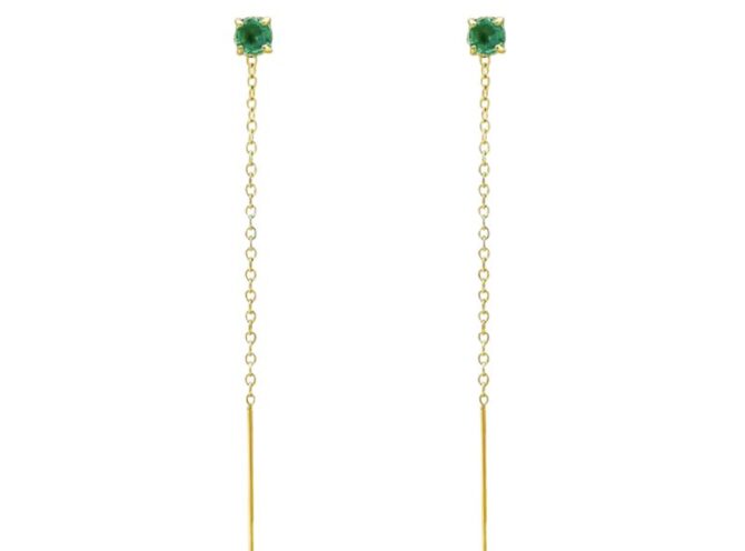 orecchini saliscendi in acciaio orecchini saliscendi in acciaio