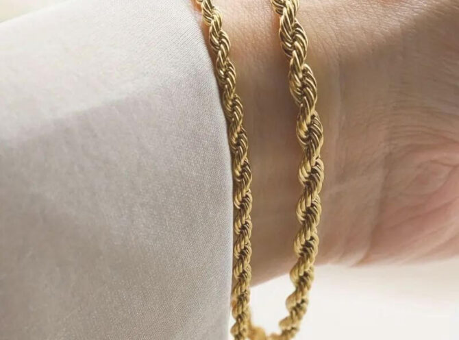 bracciale torchon in acciaio bracciale torchon in acciaio