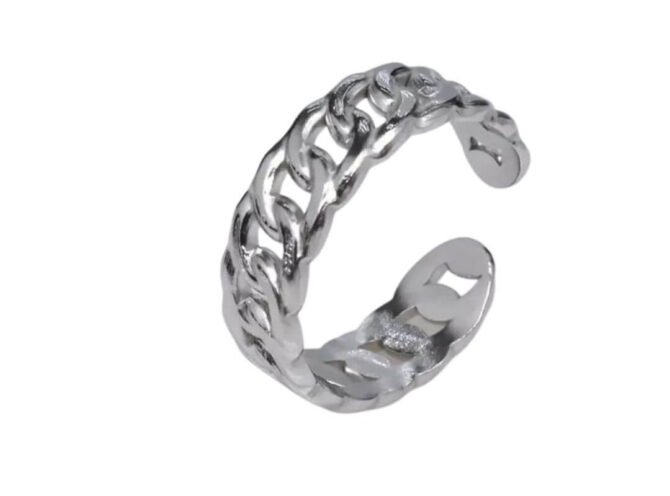 anello acciaio catena anello acciaio catena