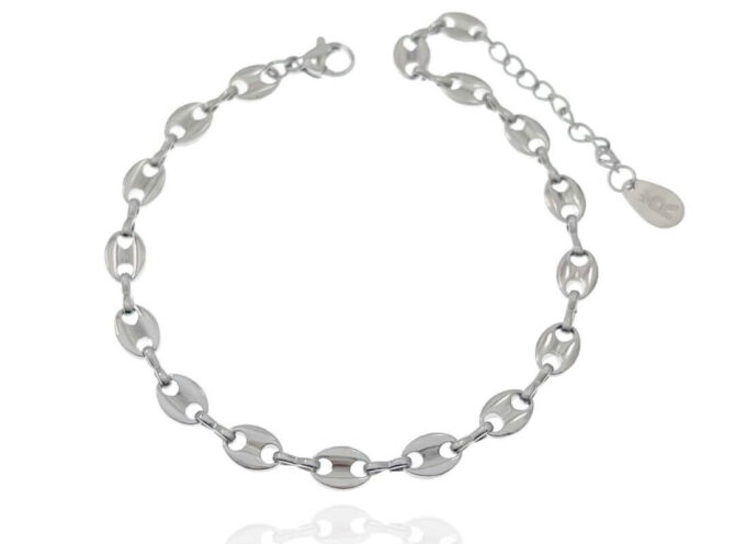 bracciale catena acciaio