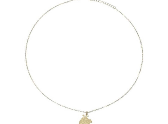 collana cuore anatomico acciaio collana cuore anatomico acciaio
