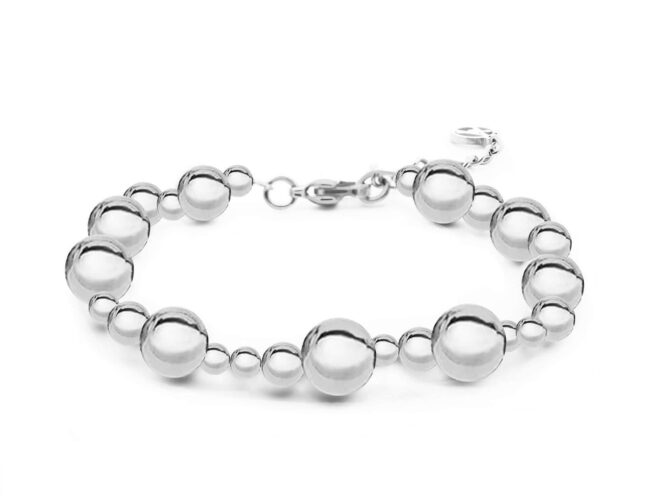 bracciale acciaio sfere bracciale acciaio sfere