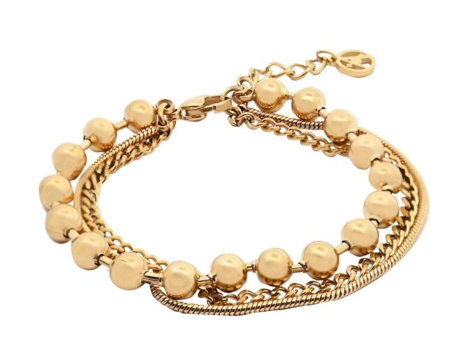 bracciale acciaio triplo filo bracciale acciaio triplo filo