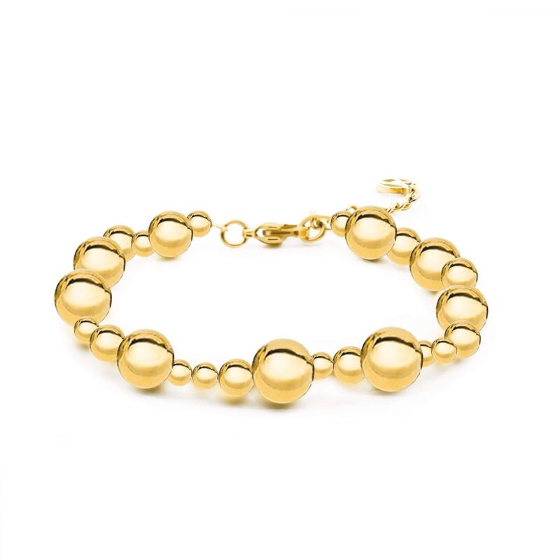 bracciale acciaio sfere