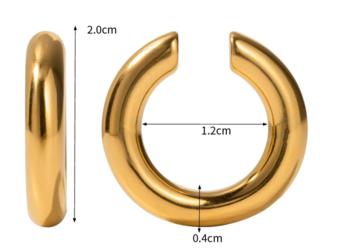 earcuff acciaio piccolo earcuff acciaio piccolo