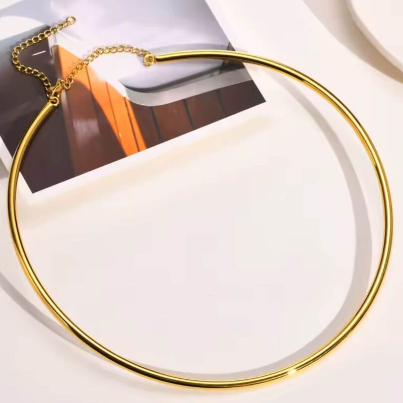 collana acciaio rigida