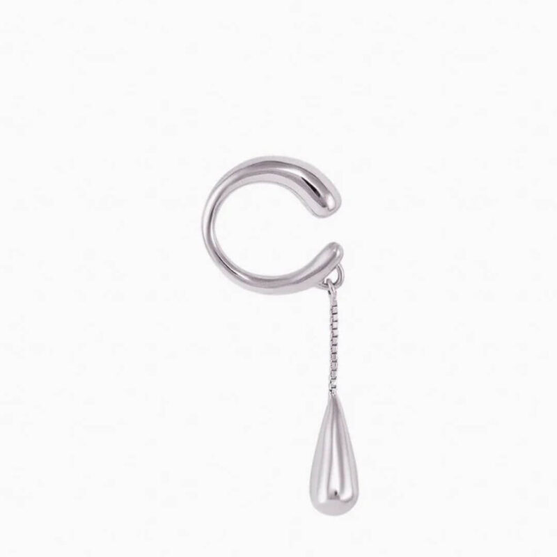 earcuff acciaio inossidabile pendente